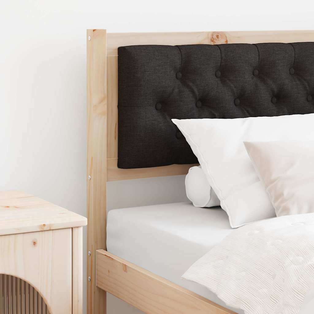 vidaXL Zagłówek Inny brązowo-czarny 90 cm Lite drewno sosnowe