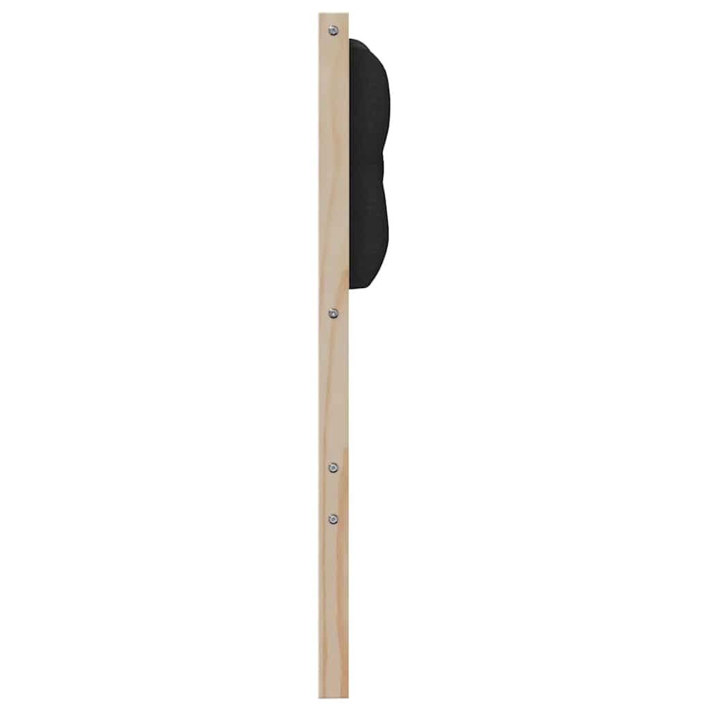 vidaXL Zagłówek Inny brązowo-czarny 90 cm Lite drewno sosnowe