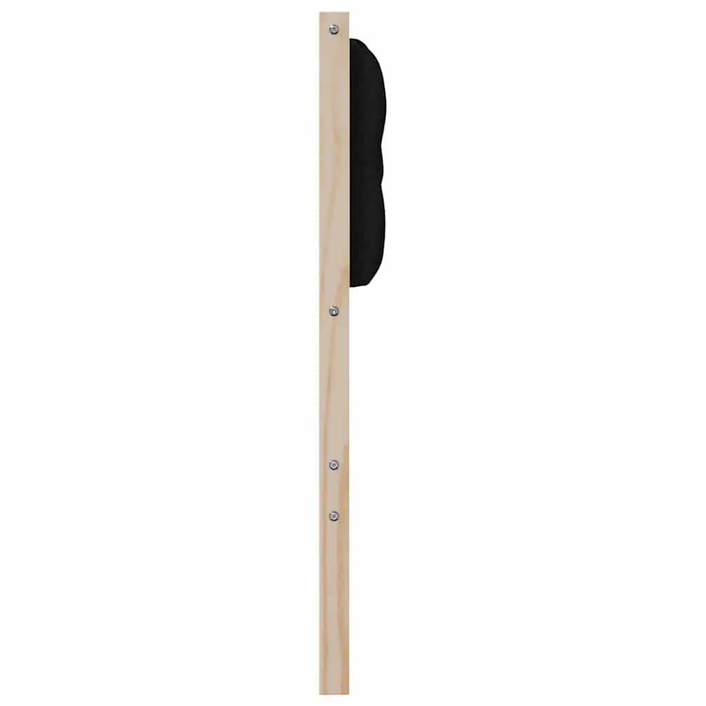 vidaXL Zagłówek Inny brązowo-czarny 75 cm Lite drewno sosnowe