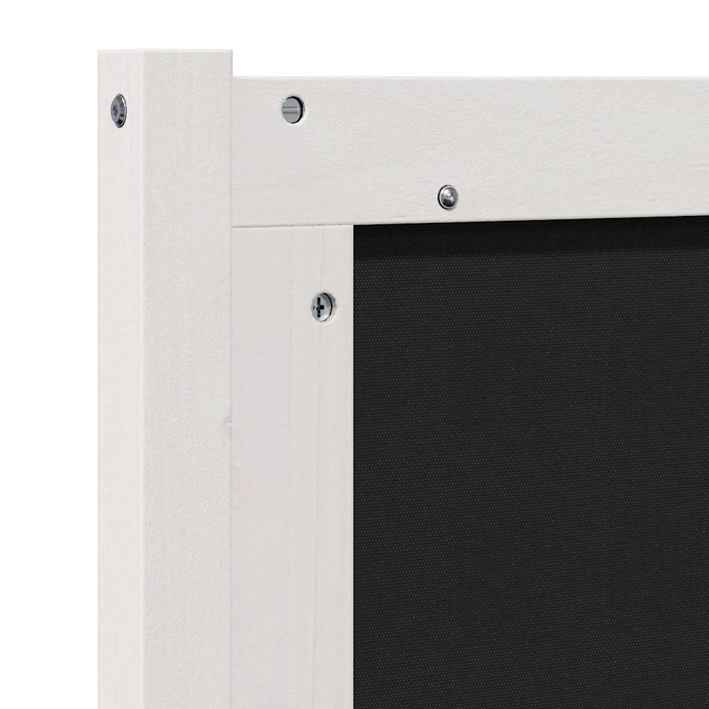 vidaXL Tapicerowane wezgłowie Biały 180 cm Lite drewno sosnowe