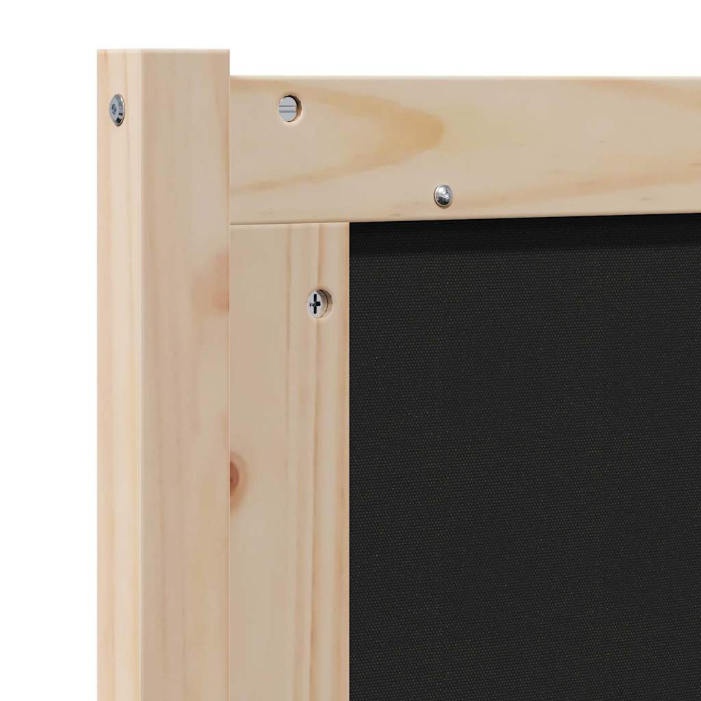 vidaXL Tapicerowane wezgłowie Brązowy 75 cm Lite drewno sosnowe