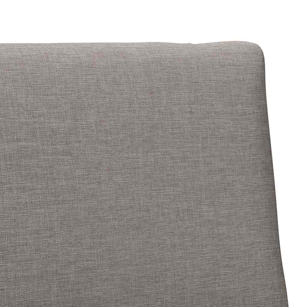 vidaXL Tapicerowane wezgłowie Ciemnoszary 75 cm Lite drewno sosnowe