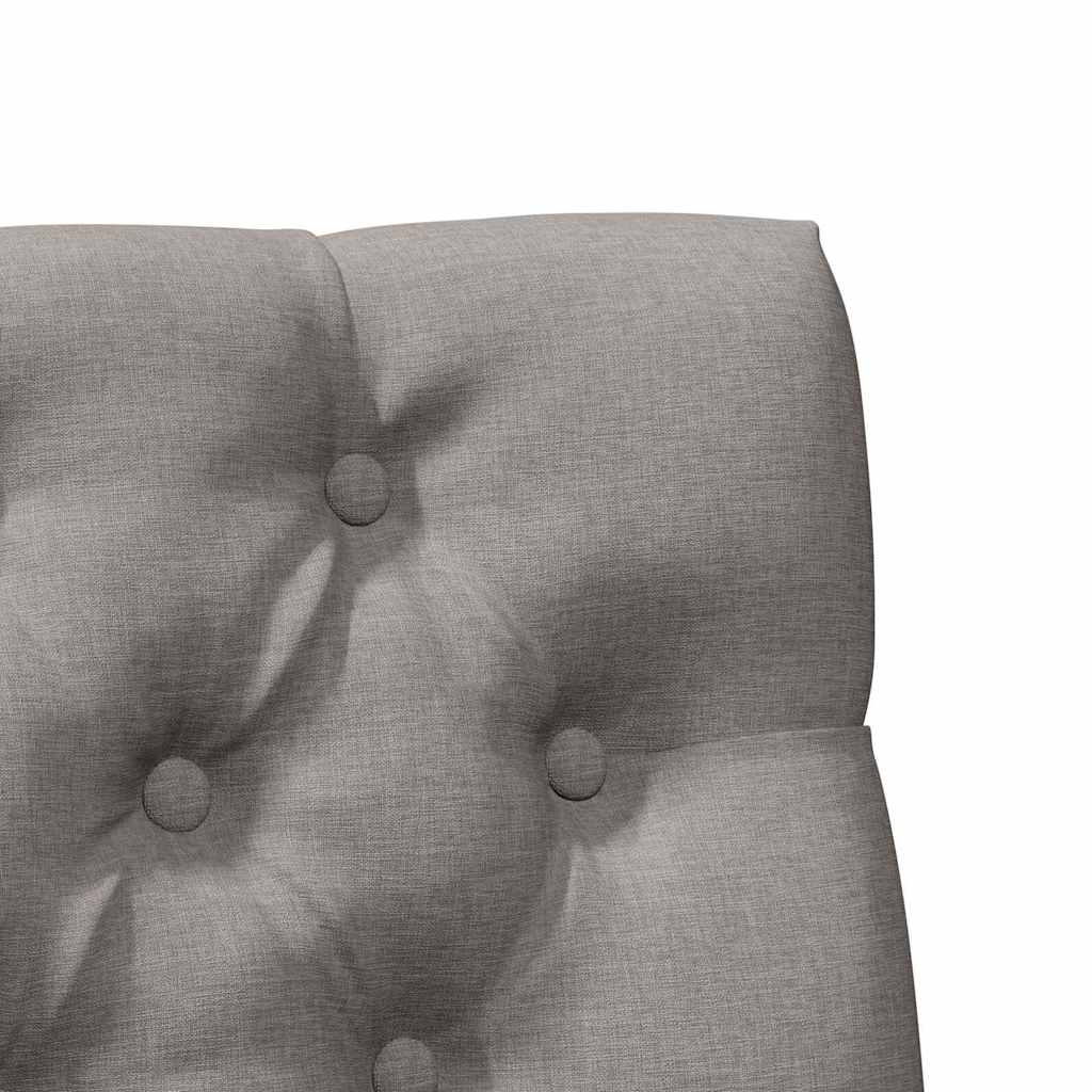 vidaXL Tapicerowane wezgłowie Ciemnoszary 75 cm Lite drewno sosnowe