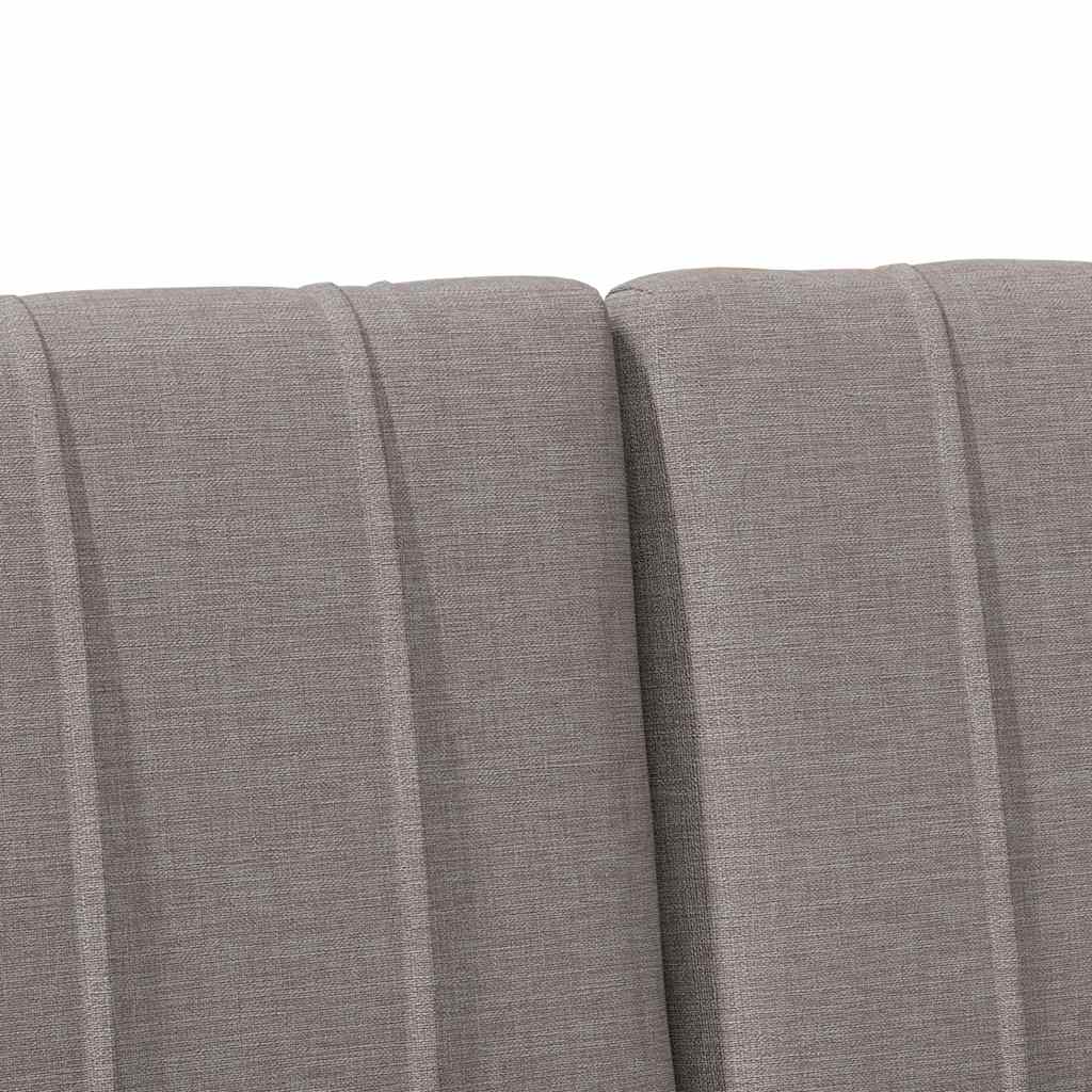 vidaXL Tapicerowane wezgłowie Ciemnoszary 180 cm Lite drewno sosnowe