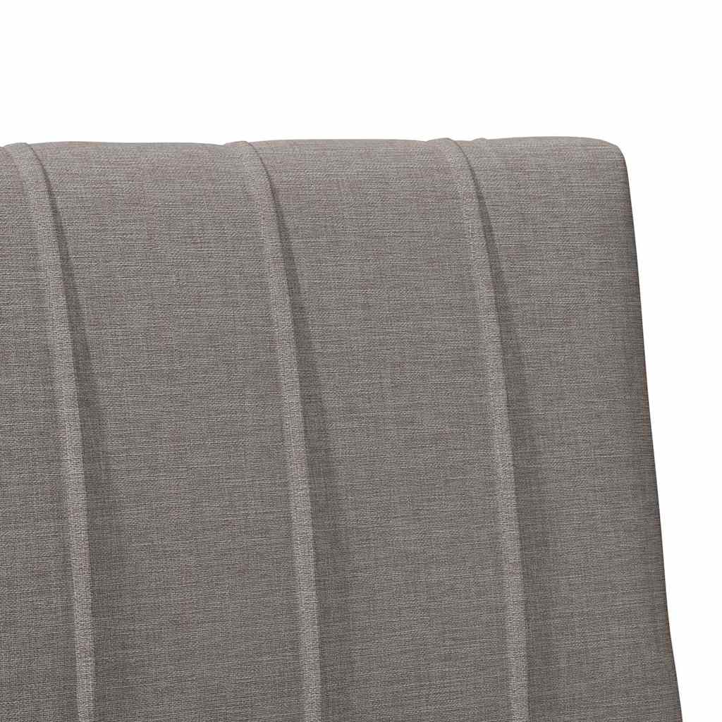 vidaXL Tapicerowane wezgłowie Ciemnoszary 90 cm Lite drewno sosnowe