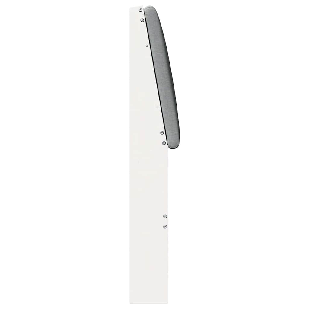 vidaXL Tapicerowane wezgłowie Jasnoszary 150 cm Lite drewno sosnowe