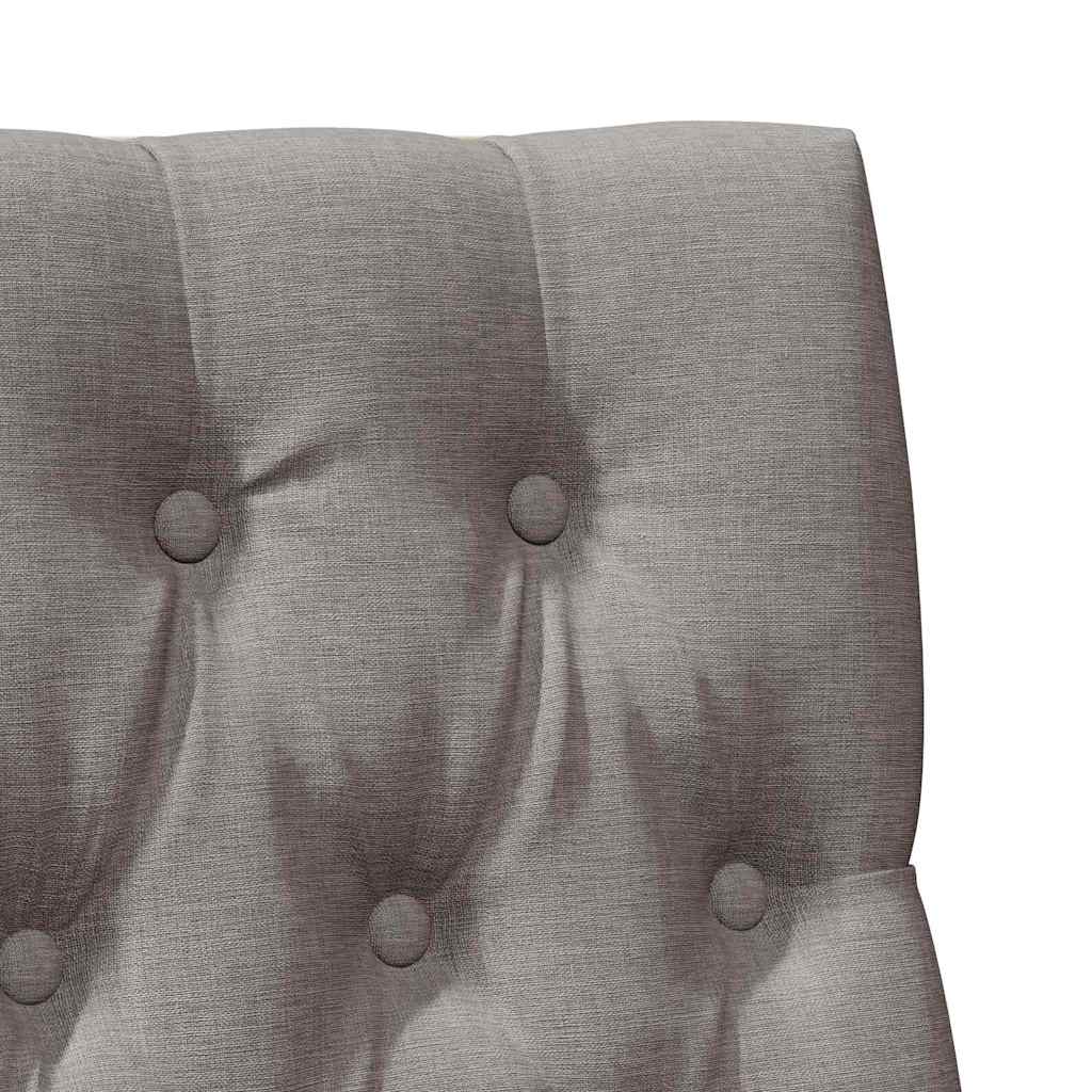 vidaXL Tapicerowane wezgłowie Ciemnoszary 90 cm Lite drewno sosnowe