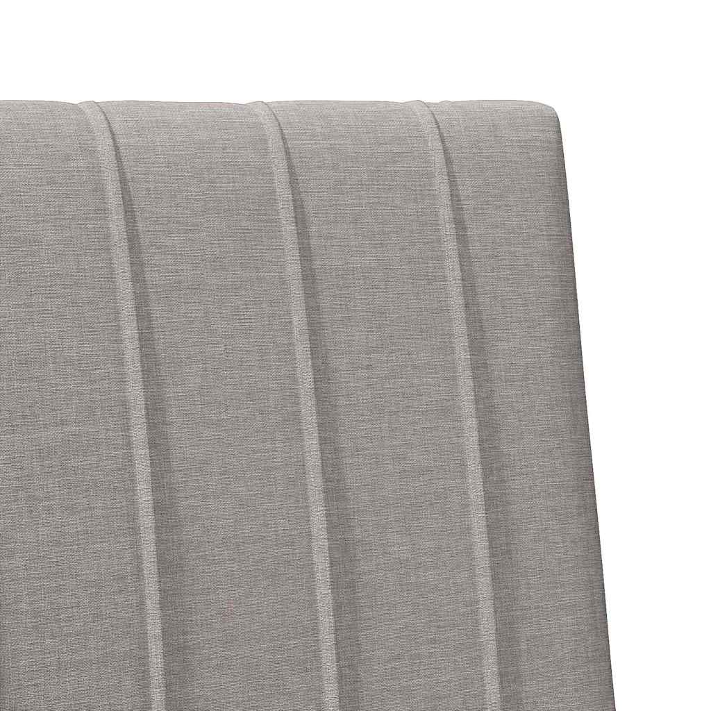 vidaXL Tapicerowane wezgłowie Ciemnoszary 80 cm Lite drewno sosnowe