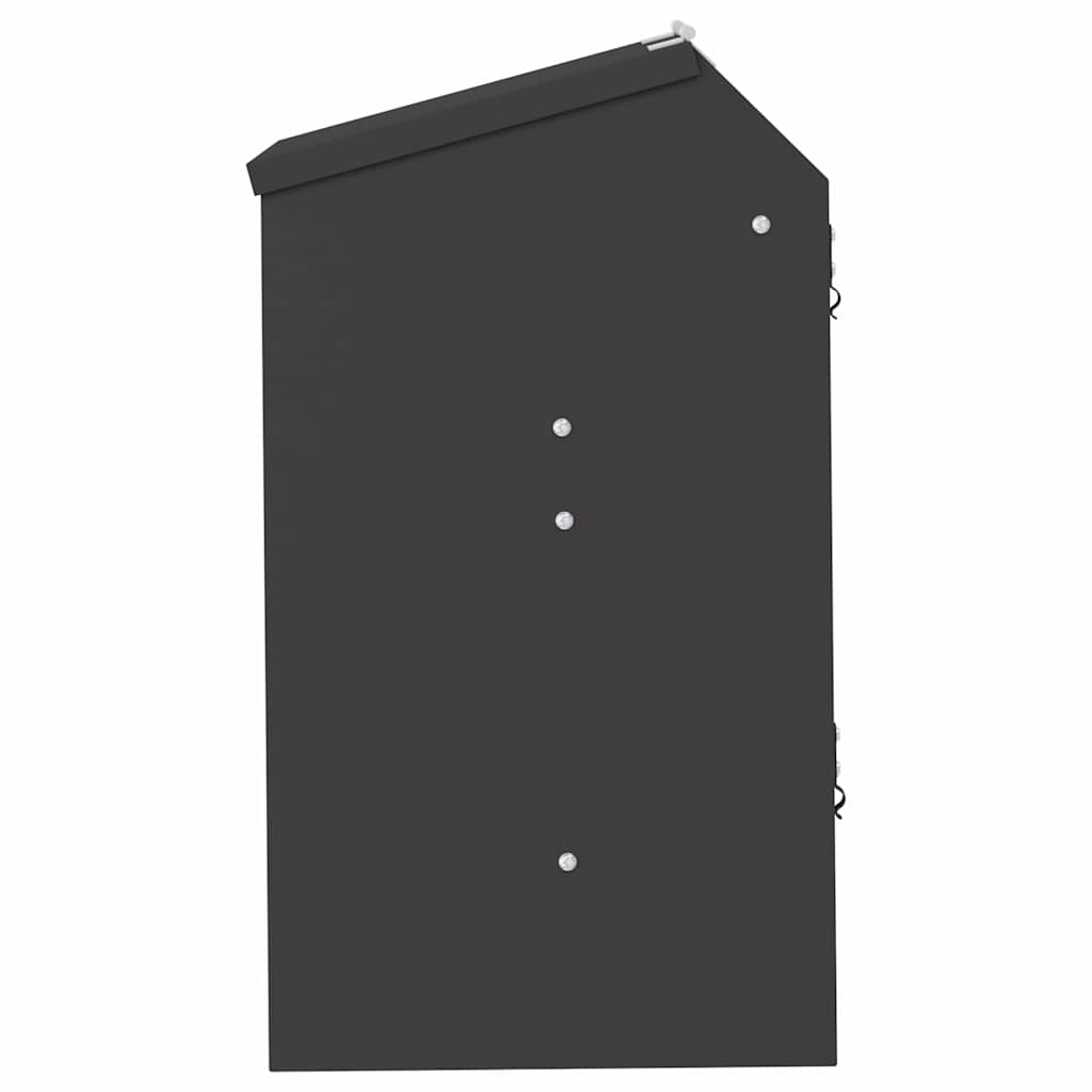 vidaXL Karma dla Królików Czarny 64.5 x 25.5 x 45.5 cm