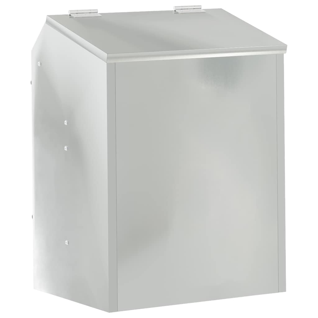 vidaXL Karma dla Królików Srebrny 64.5 x 25.5 x 45.5 cm