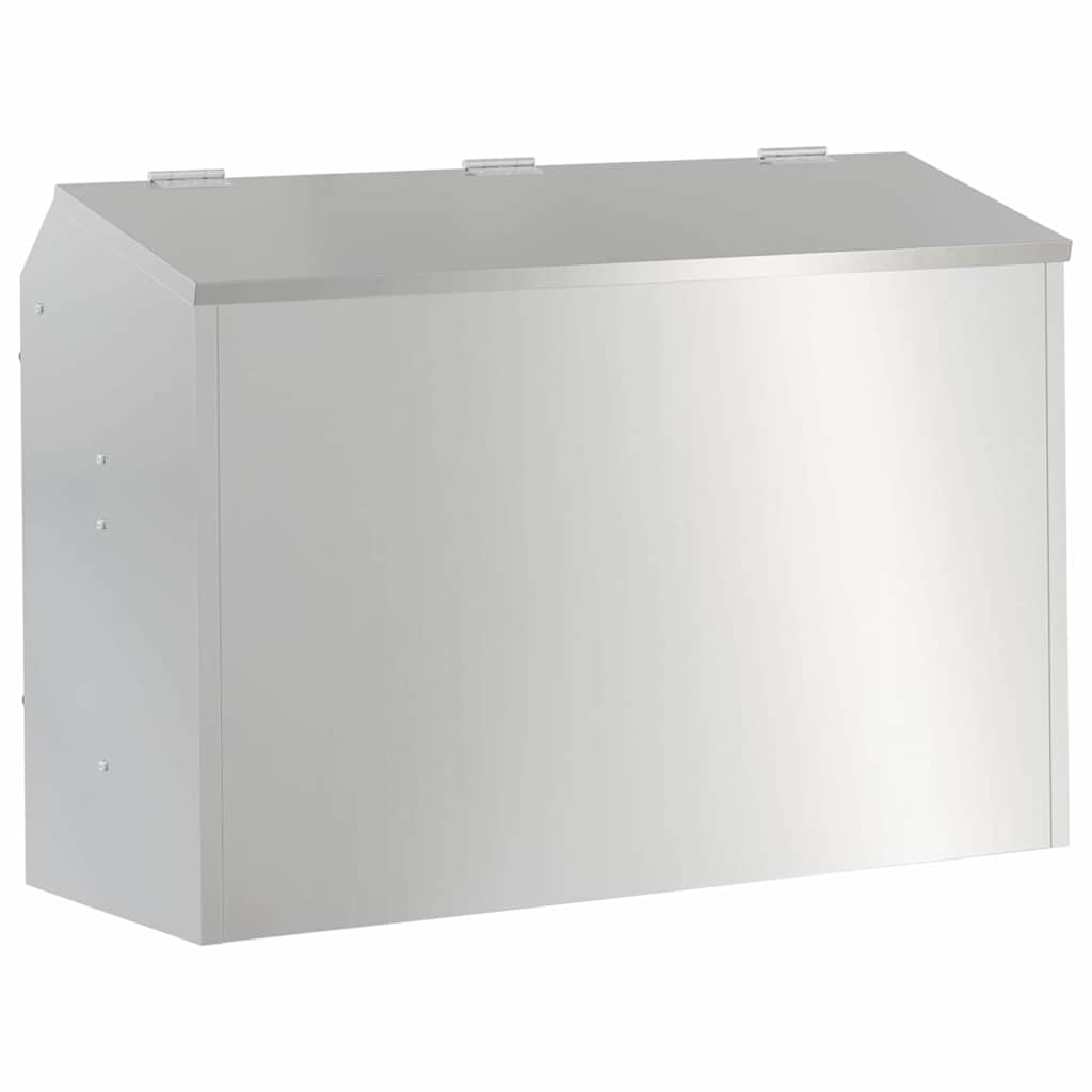 vidaXL Karma dla Królików Srebrny 64.5 x 25.5 x 45.5 cm