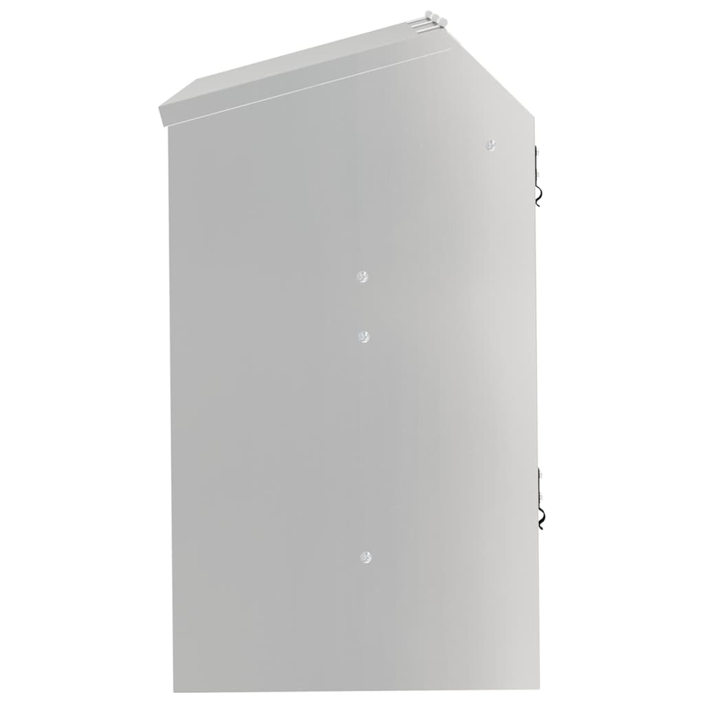vidaXL Karma dla Królików Srebrny 64.5 x 25.5 x 45.5 cm