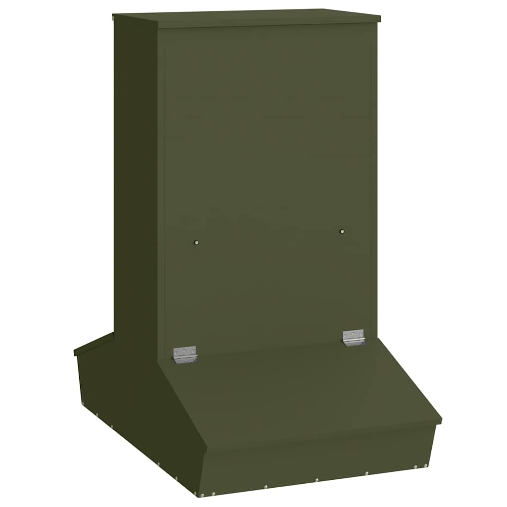 vidaXL Podajnik dla Świń Zielony oliwkowy 82 x 51 x 91,5 cm