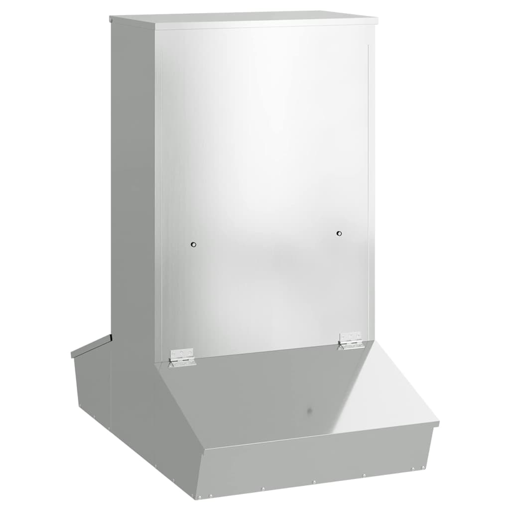 vidaXL Podajnik dla Świń Srebrny 82 x 51 x 91,5 cm Stal Galwanizowana