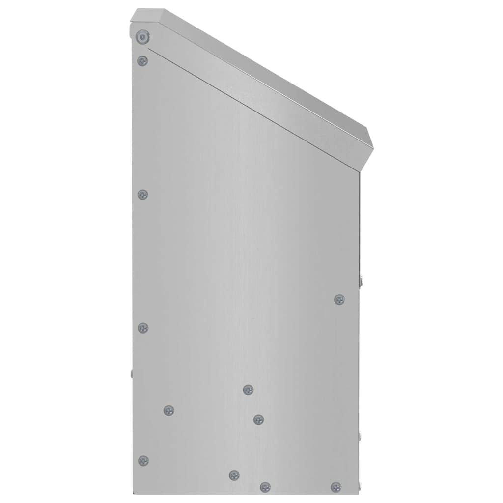 vidaXL Karmnik dla kur Srebrny 21 x 16 x 33 cm Stal Galwanizowana