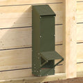 vidaXL Karmnik dla kur Zielony oliwkowy 13 x 12 x 51 cm