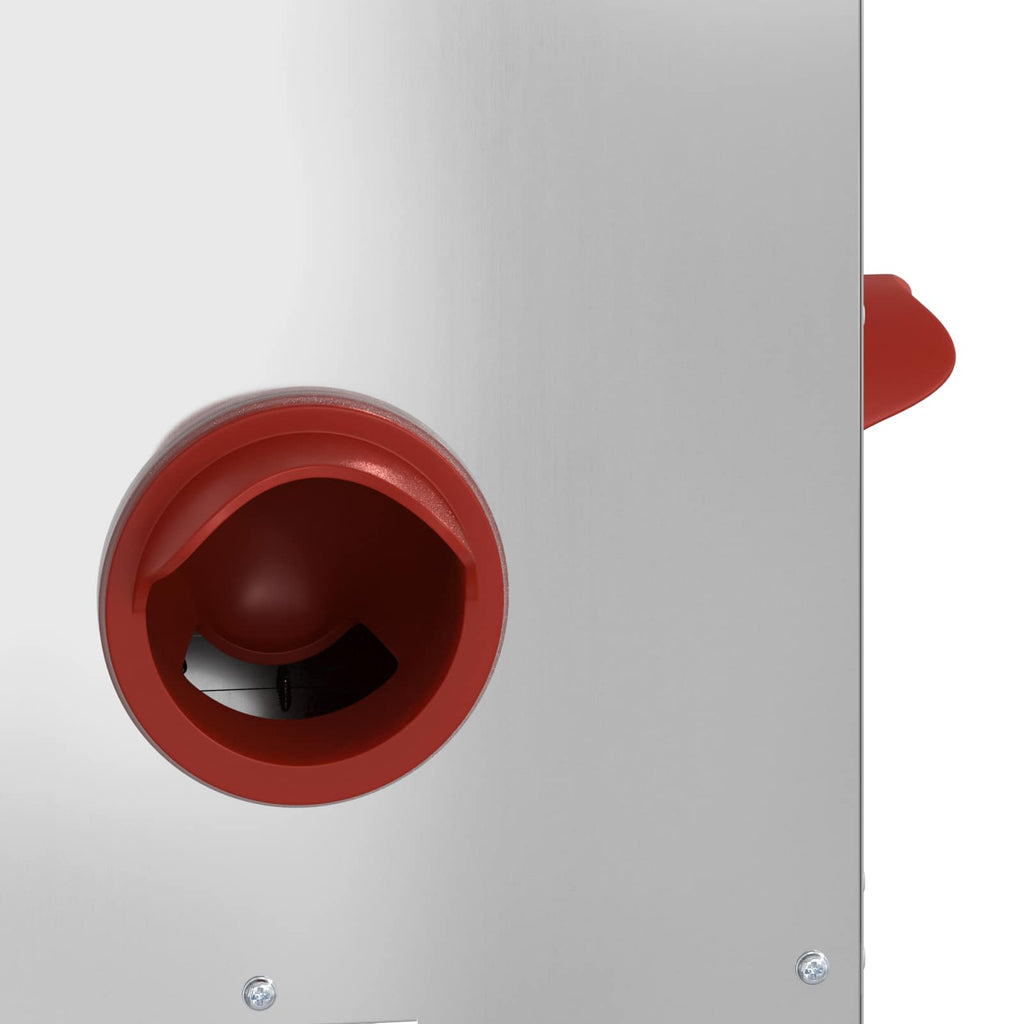 vidaXL Karmnik dla kur 2 srebrny 40,5 x 25 x 38 cm 20 kg