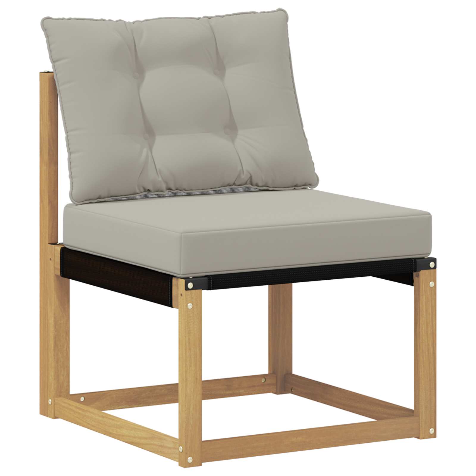 vidaXL Zestaw sof na zewnątrz z poduszką 7 pcs Biały i jasnoszary