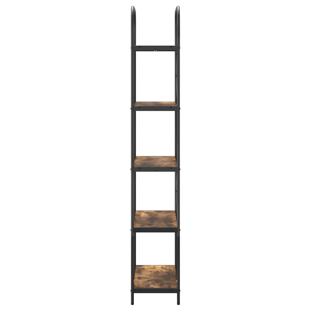 vidaXL Półka na książki Dąb wędzony 80 x 30 x 183 cm