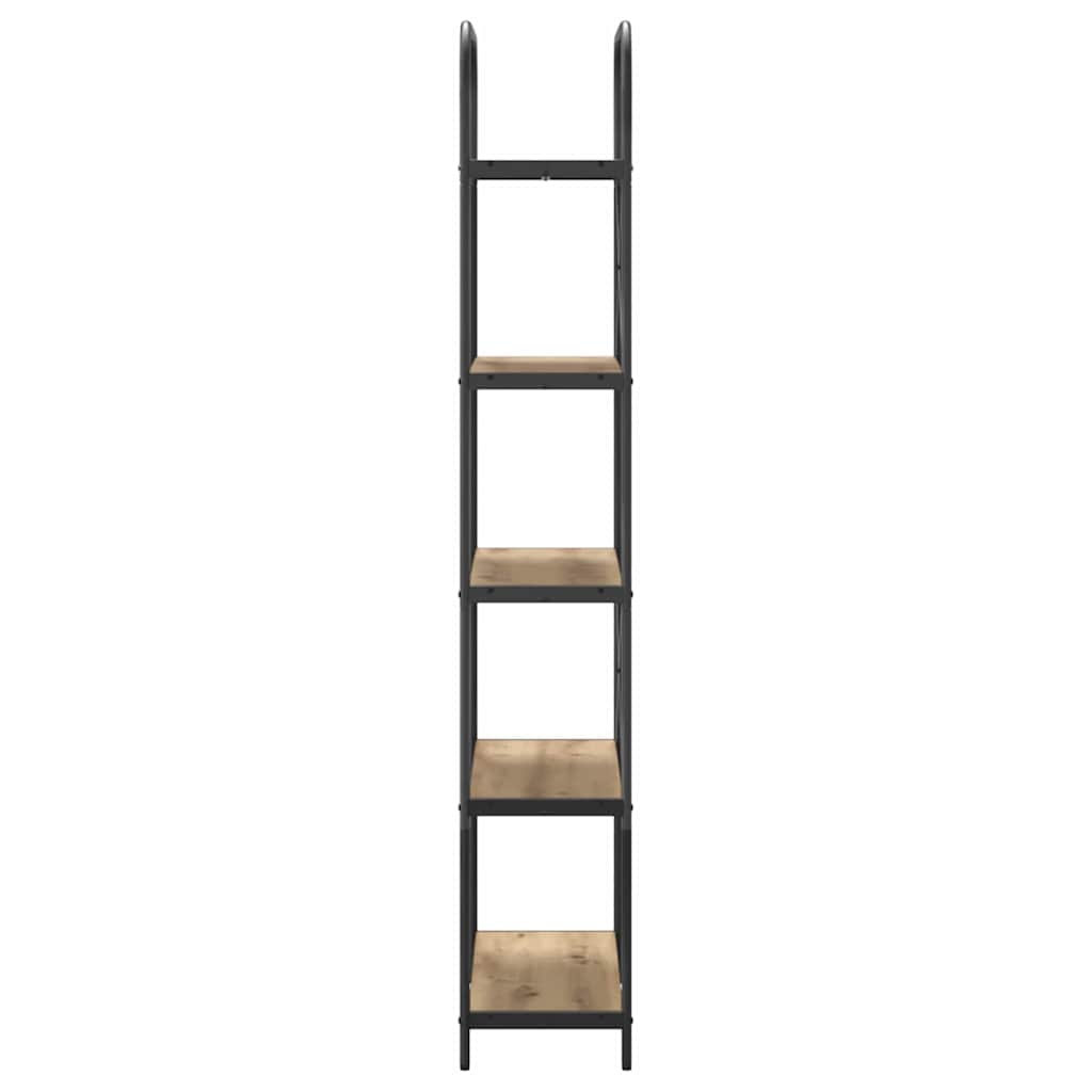 vidaXL Półka na książki Dąb rzemieślniczy 80 x 30 x 183 cm