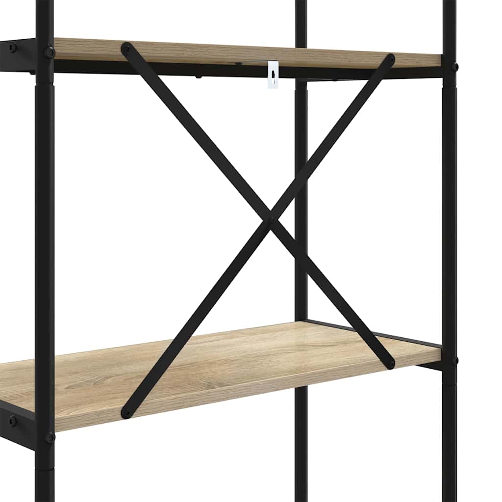 vidaXL Półka na książki Dąb Sonoma 80 x 30 x 109 cm