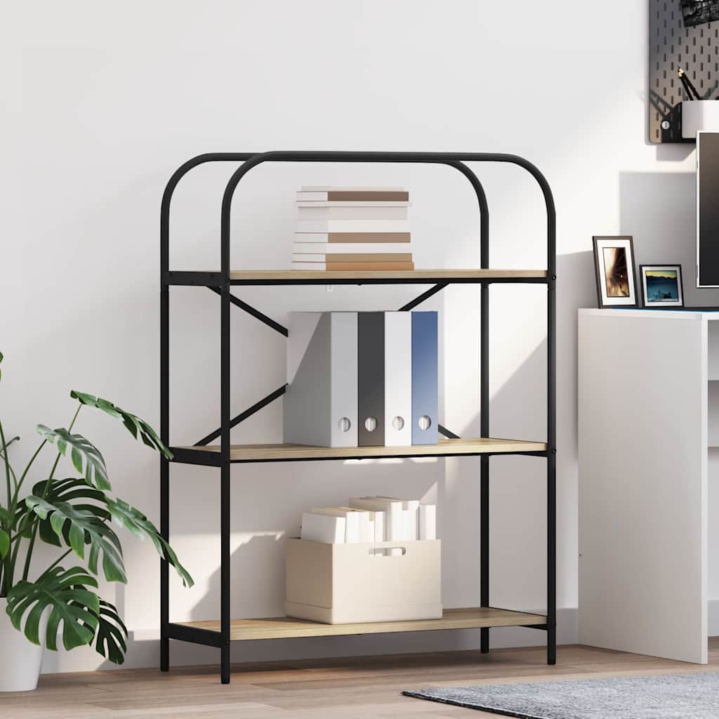 vidaXL Półka na książki Dąb Sonoma 80 x 30 x 109 cm