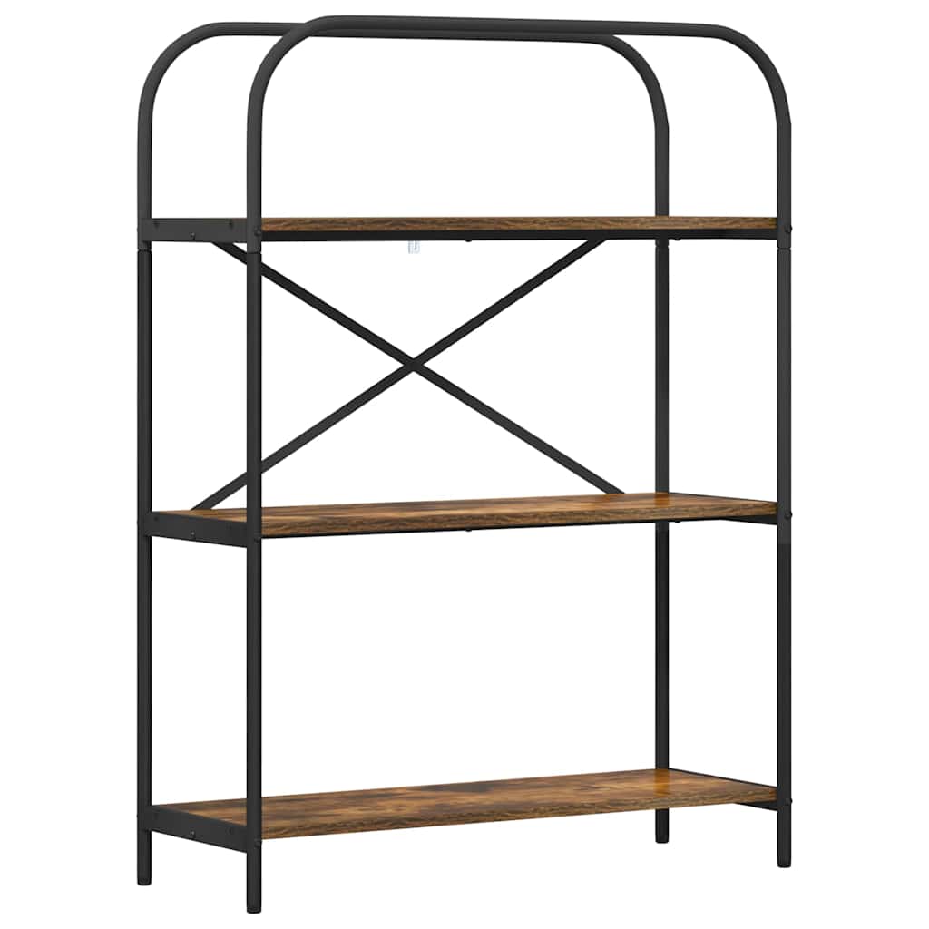 vidaXL Półka na książki Dąb wędzony 80 x 30 x 109 cm