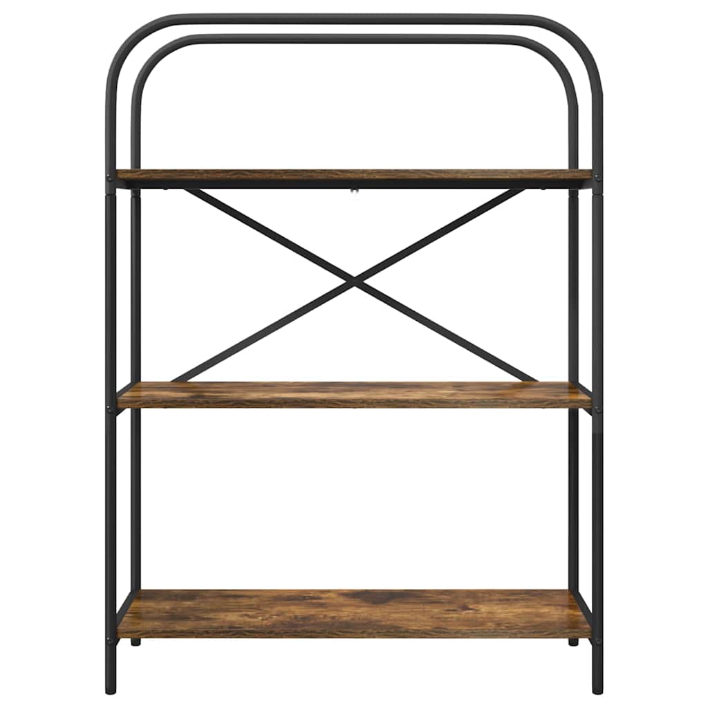 vidaXL Półka na książki Dąb wędzony 80 x 30 x 109 cm