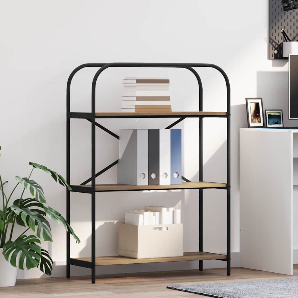 vidaXL Półka na książki Dąb rzemieślniczy 80 x 30 x 109 cm