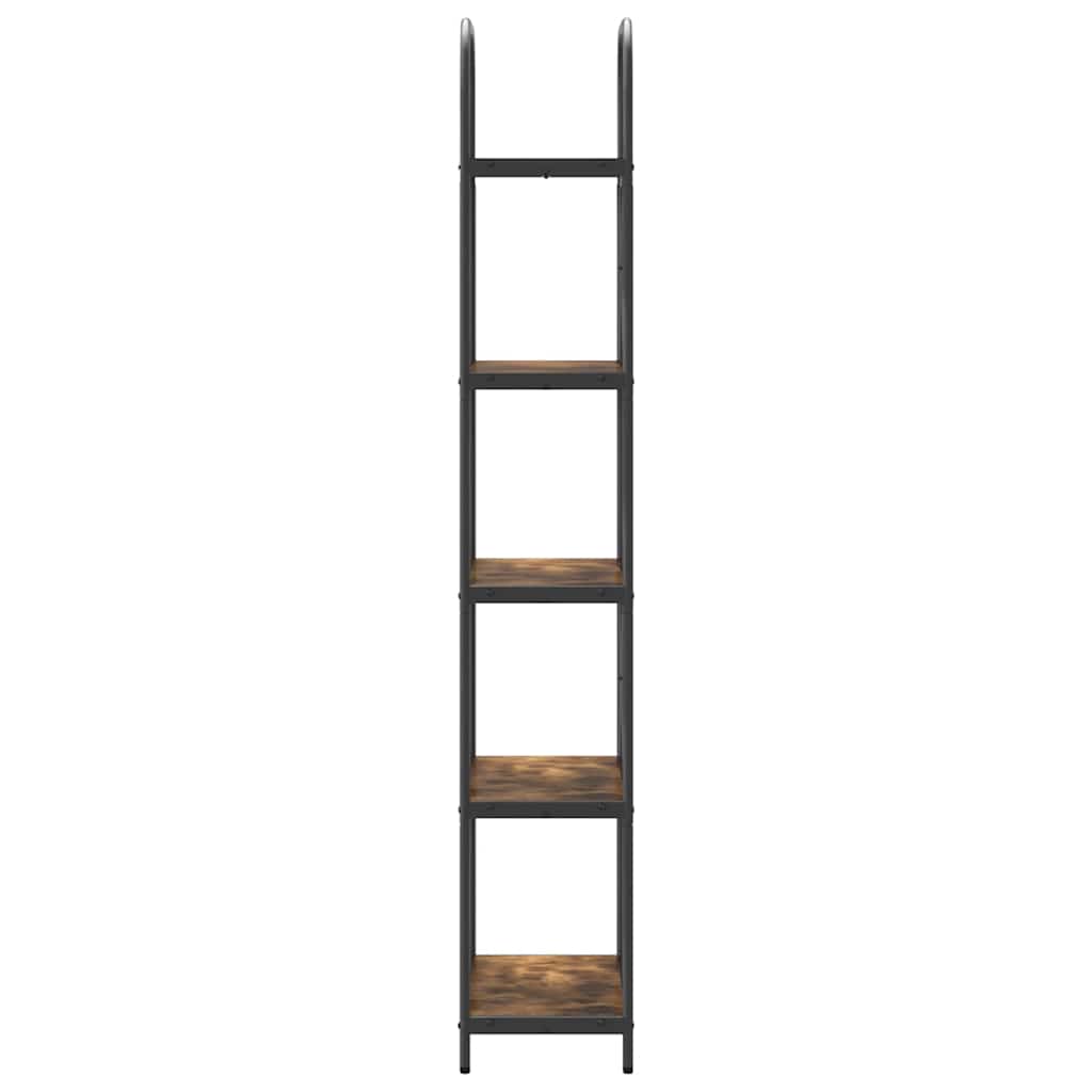 vidaXL Półka na książki Dąb wędzony 60 x 30 x 183 cm