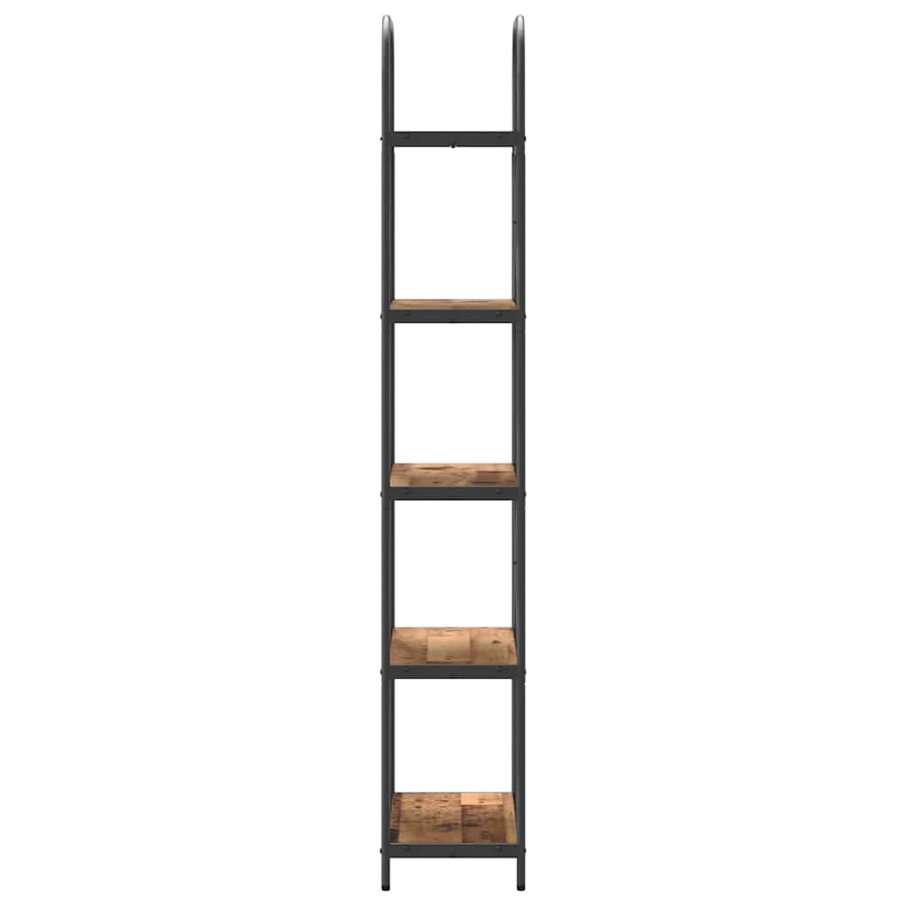 vidaXL Półka na książki Stare drewno 60 x 30 x 183 cm