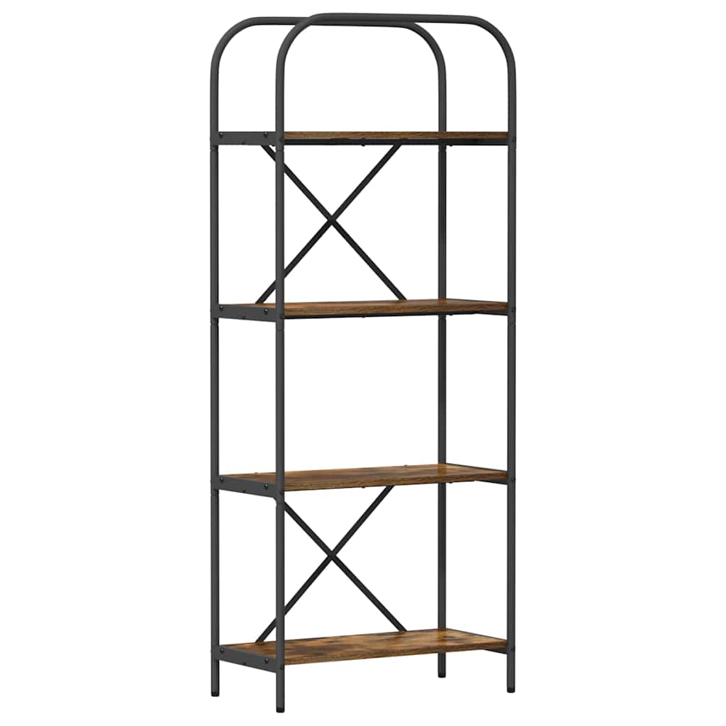 vidaXL Półka na książki Dąb wędzony 60 x 30 x 146 cm