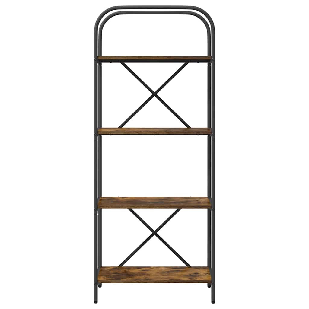vidaXL Półka na książki Dąb wędzony 60 x 30 x 146 cm