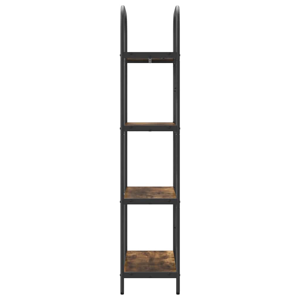 vidaXL Półka na książki Dąb wędzony 60 x 30 x 146 cm