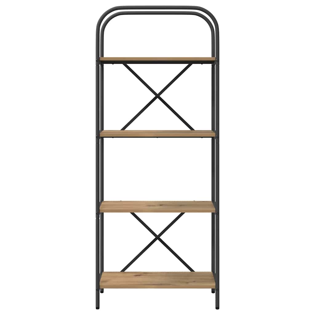 vidaXL Półka na książki Dąb rzemieślniczy 60 x 30 x 146 cm