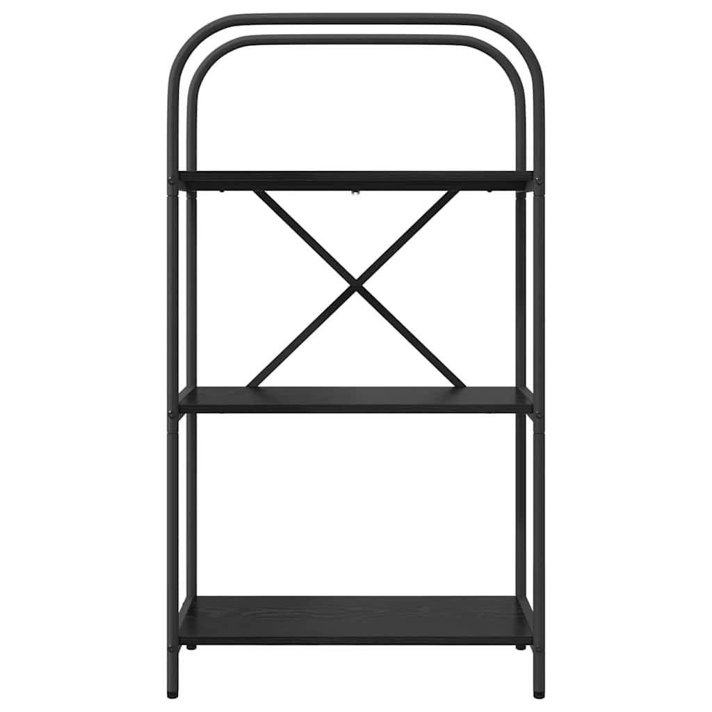 vidaXL Półka na książki Czarny Dąb 60 x 30 x 109 cm