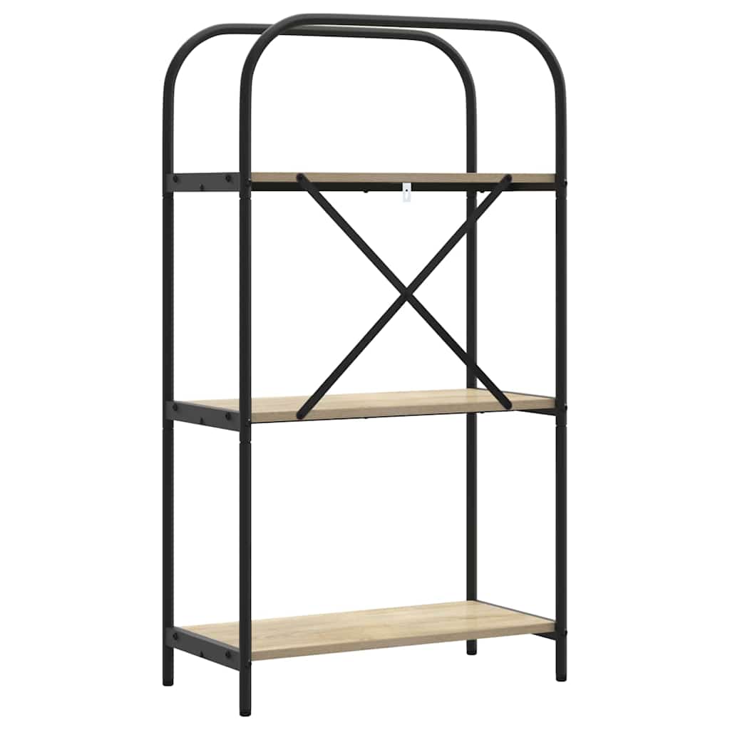 vidaXL Półka na książki Dąb Sonoma 60 x 30 x 109 cm