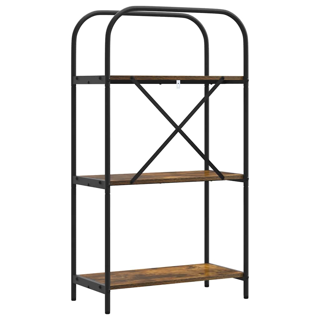 vidaXL Półka na książki Dąb wędzony 60 x 30 x 109 cm