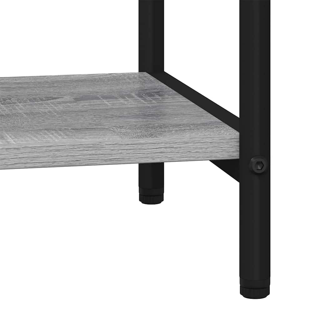 vidaXL Półka na książki Szary Sonoma 60 x 30 x 109 cm