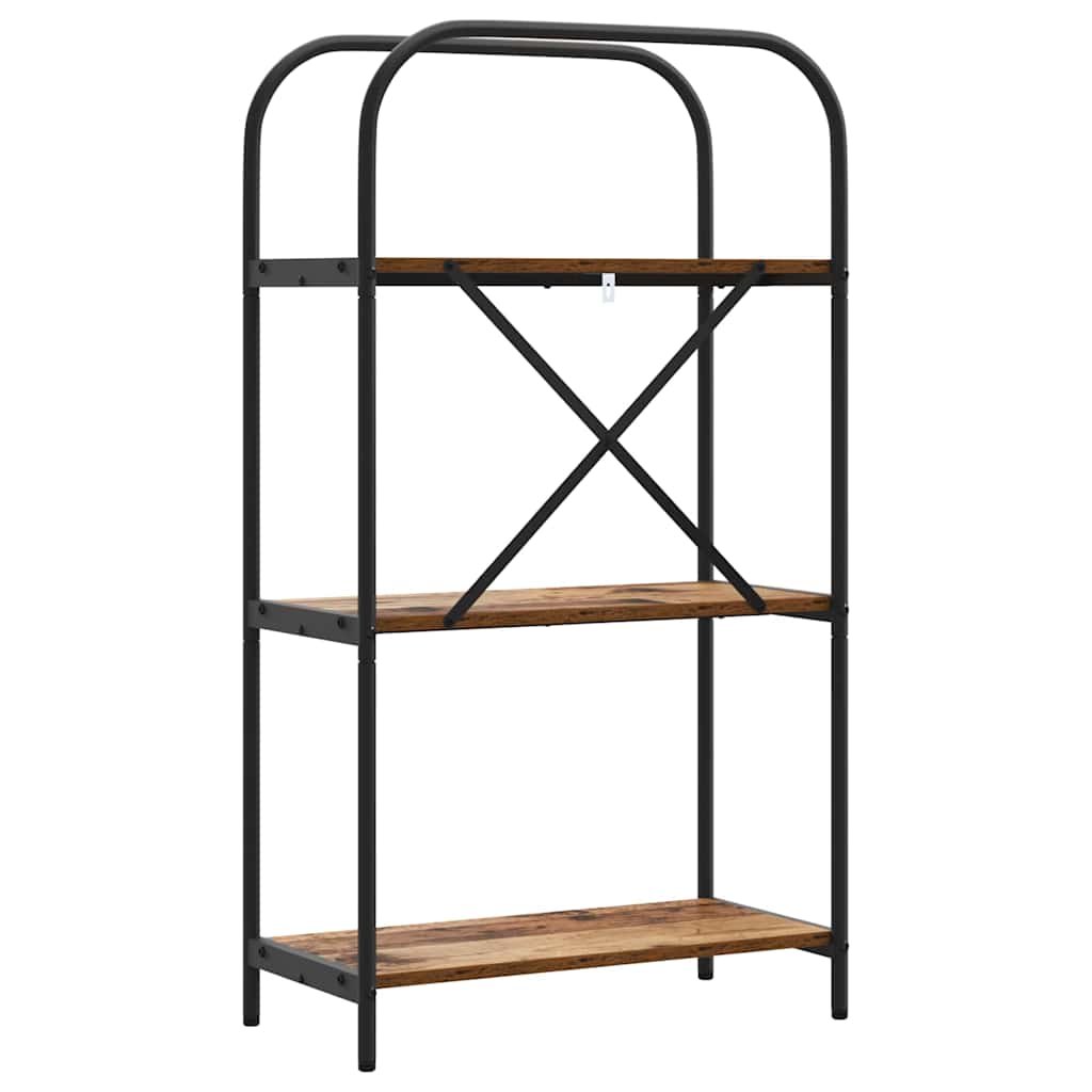 vidaXL Półka na książki Stare drewno 60 x 30 x 109 cm
