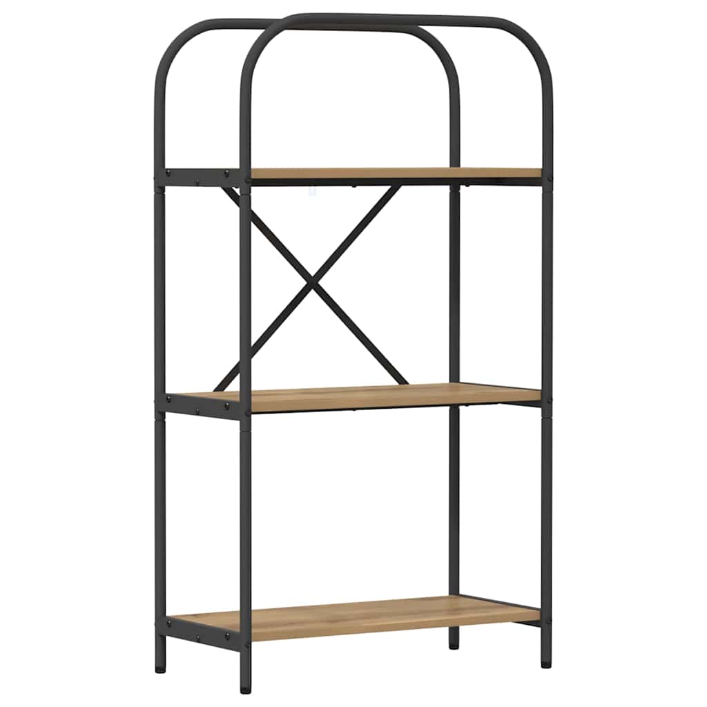 vidaXL Półka na książki Dąb rzemieślniczy 60 x 30 x 109 cm