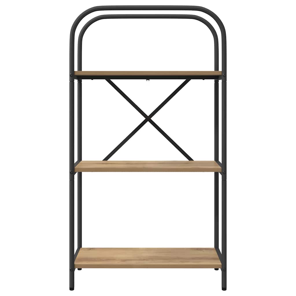 vidaXL Półka na książki Dąb rzemieślniczy 60 x 30 x 109 cm