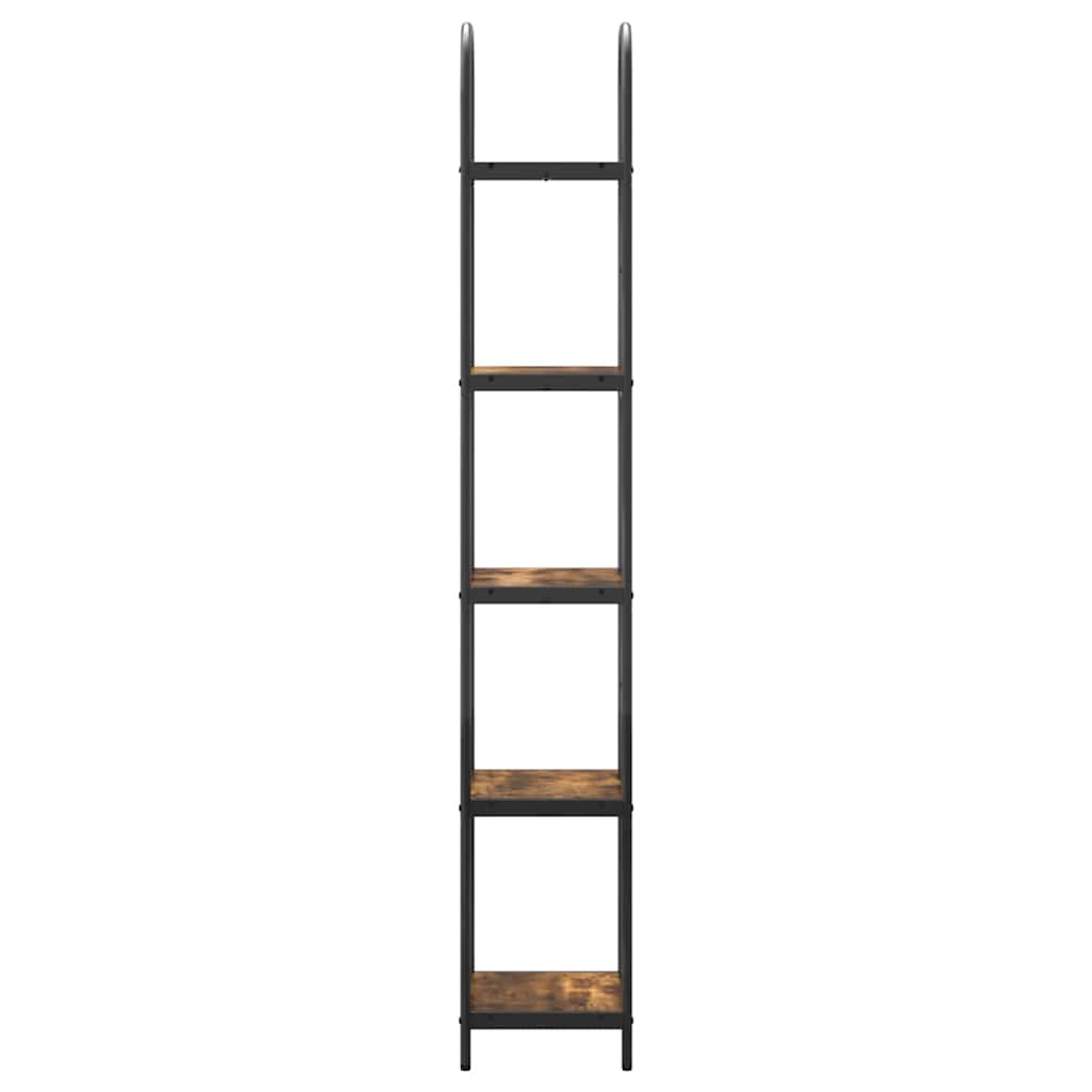 vidaXL Półka na książki Dąb wędzony 40 x 30 x 183 cm