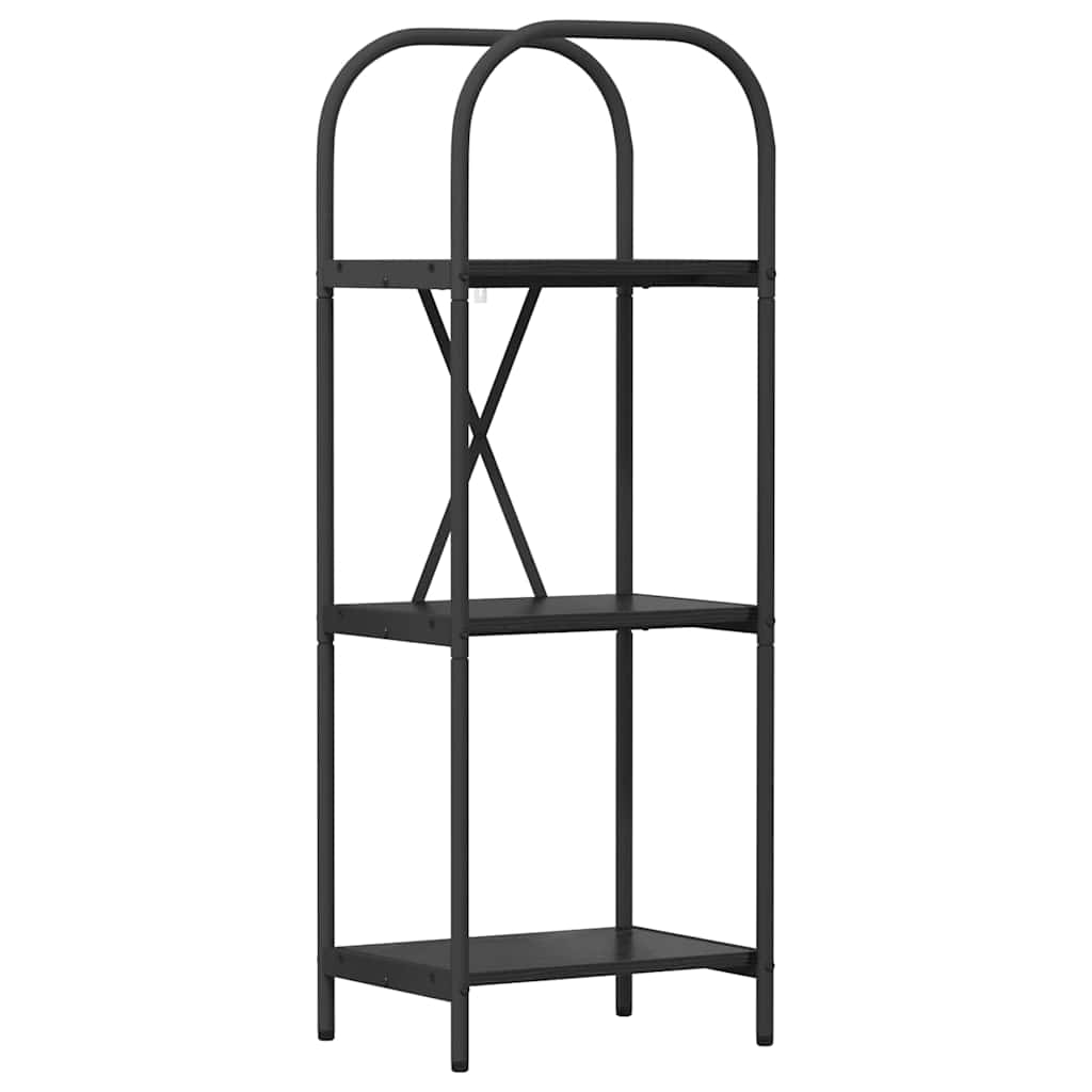 vidaXL Półka na książki Czarny Dąb 40 x 30 x 109 cm