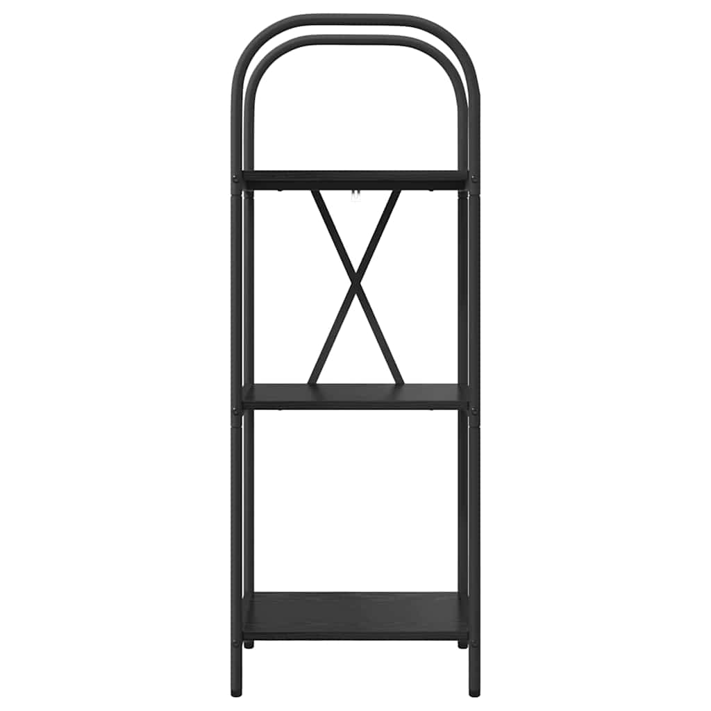 vidaXL Półka na książki Czarny Dąb 40 x 30 x 109 cm