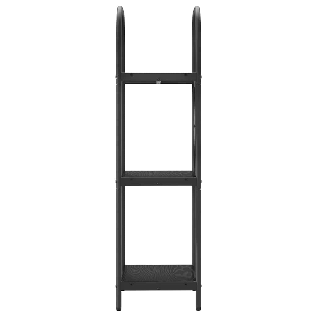 vidaXL Półka na książki Czarny Dąb 40 x 30 x 109 cm