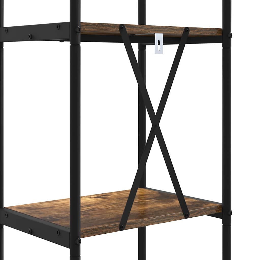 vidaXL Półka na książki Dąb wędzony 40 x 30 x 109 cm