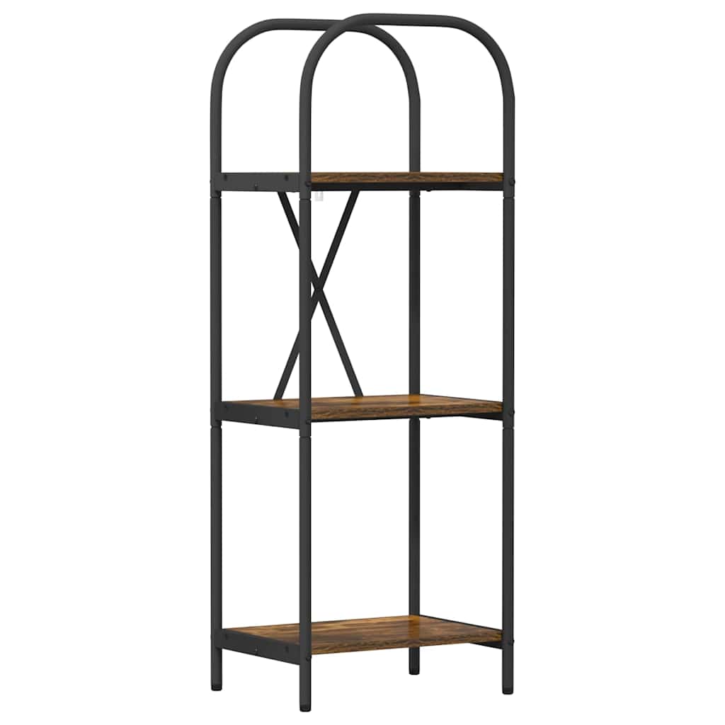 vidaXL Półka na książki Dąb wędzony 40 x 30 x 109 cm