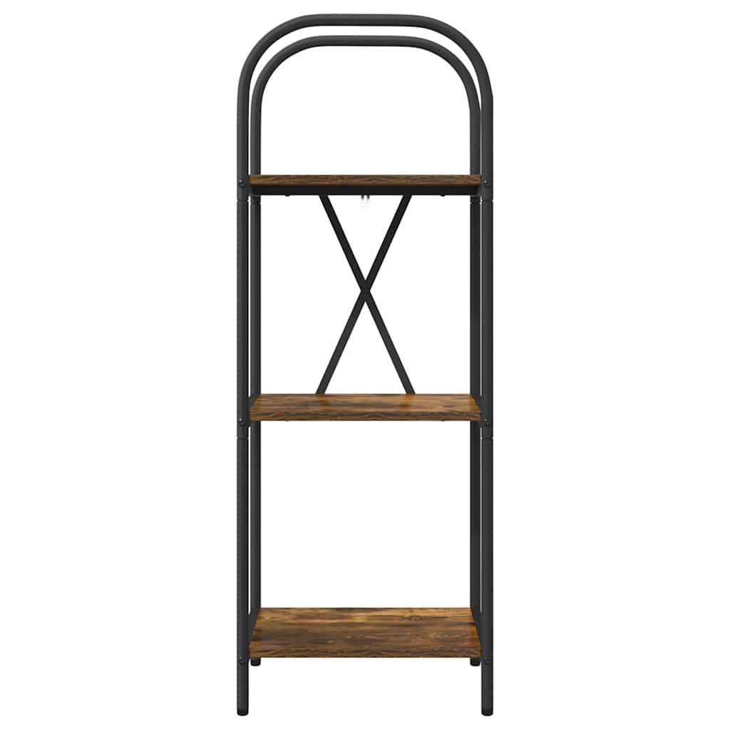 vidaXL Półka na książki Dąb wędzony 40 x 30 x 109 cm