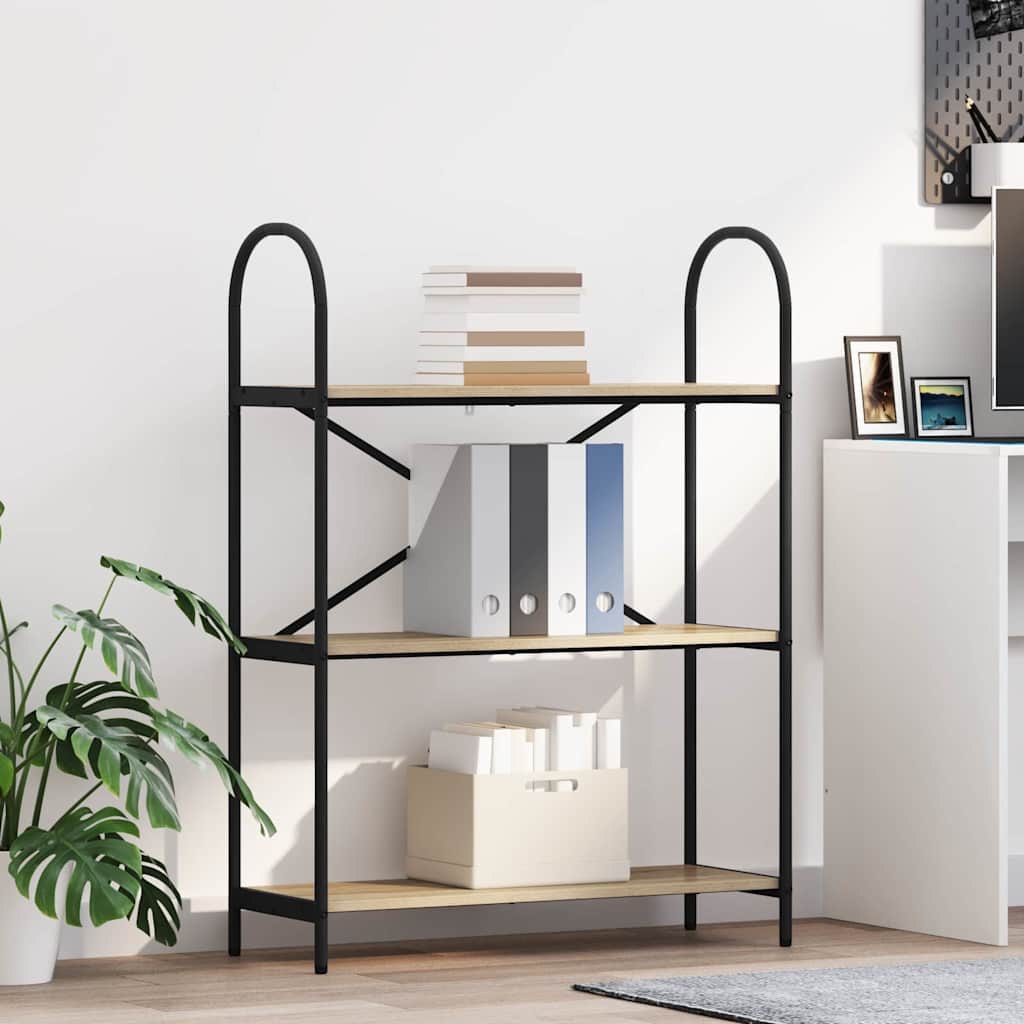 vidaXL Półka na książki Dąb Sonoma 80 x 30 x 109 cm
